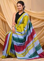 Cotton Multi Color Daily Wear Printed Saree